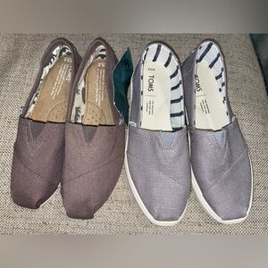 NWT Tom’s lot 2 pair of women’s shoes